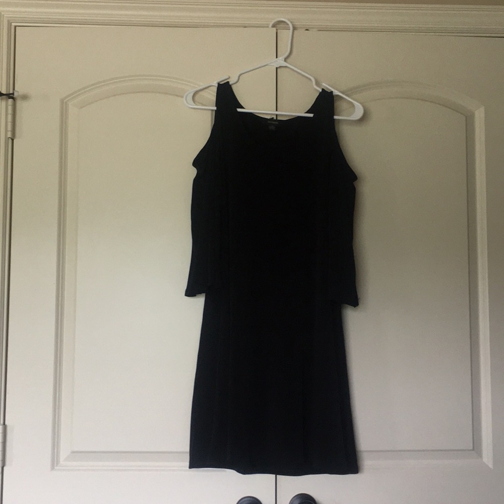 Black Cold Shoulder Dress